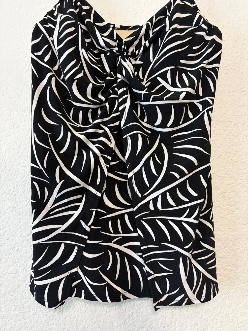 Miraclesuit Leaf Knot Tankini Swim Top